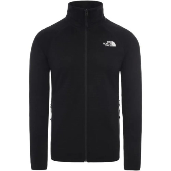 The North Face Men's Black Echo Rock Full Zip Fleece Jacket Size Medium - Picture 1 of 10